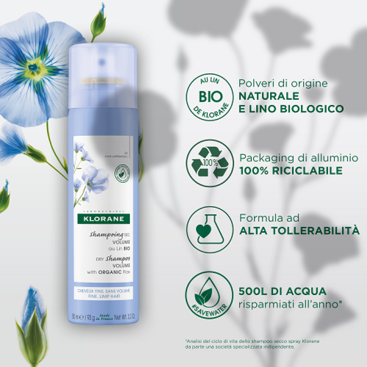 Shampoo Secco Volume Lino Bio